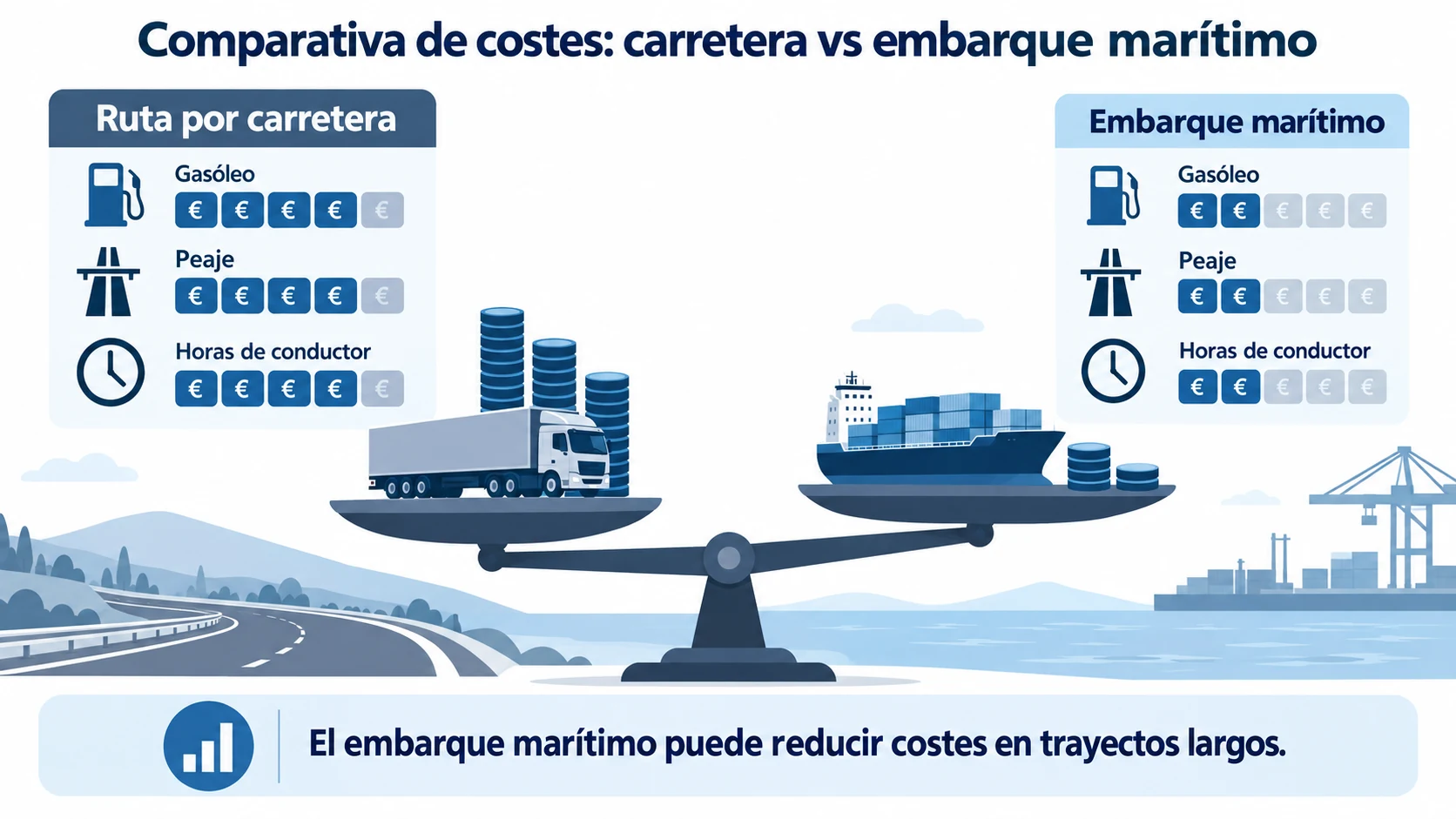 Las cuentas del embarque: cuándo gana el barco