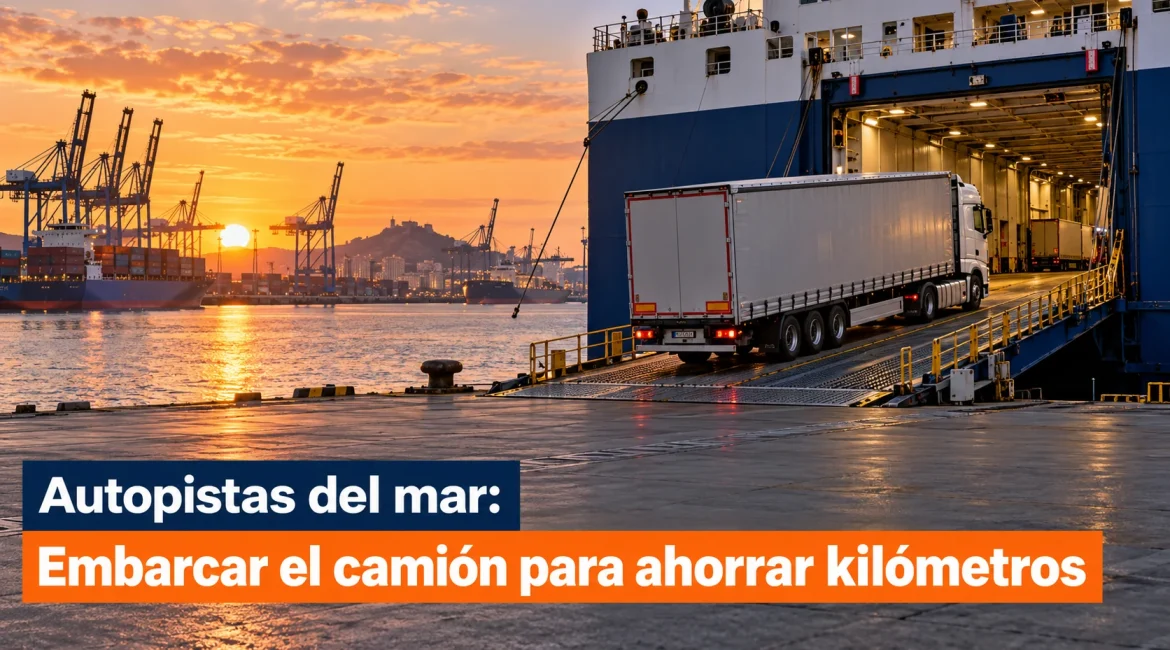 Autopistas del mar: embarcar el camión para ahorrar kilómetros