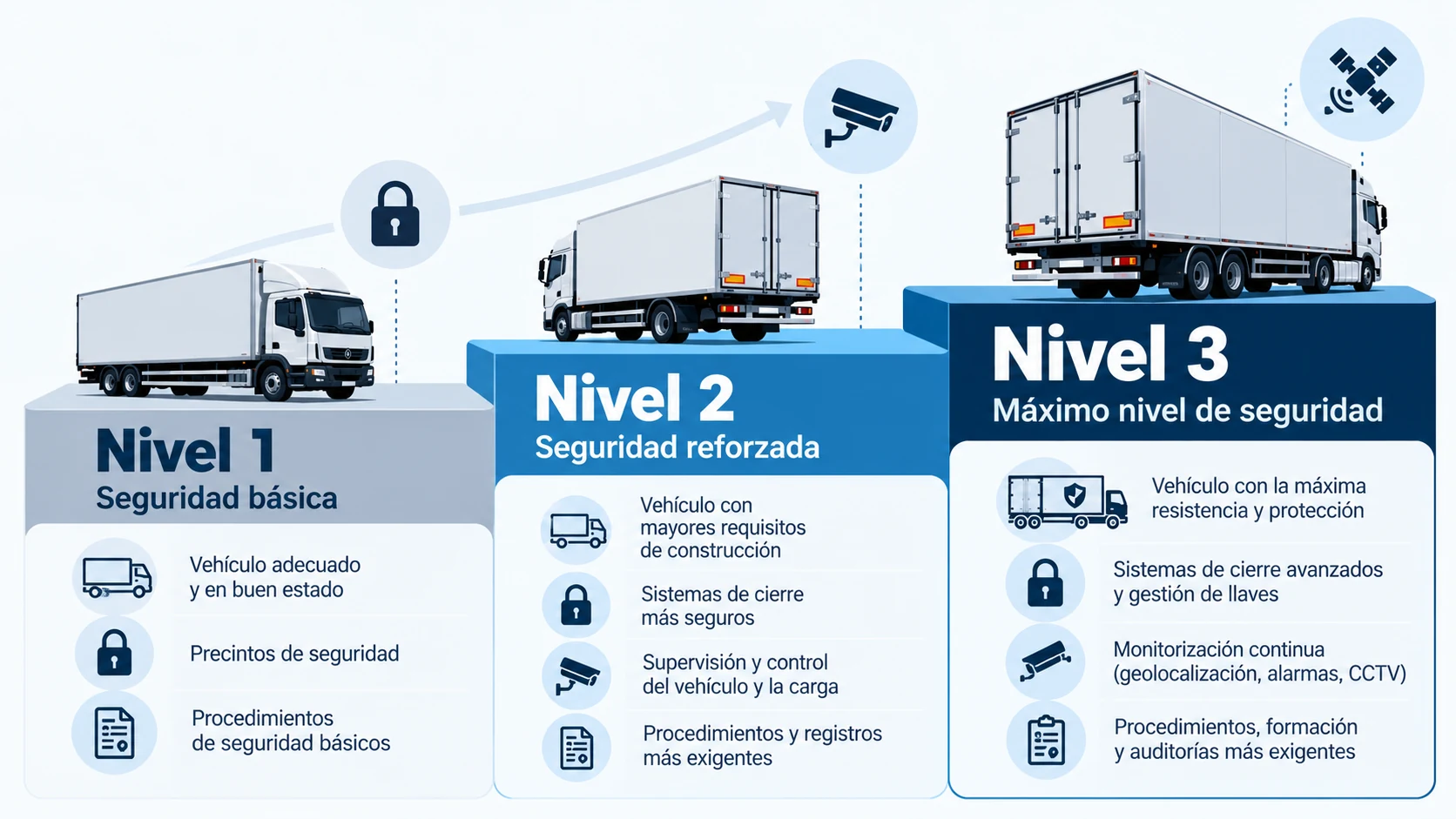 Los tres niveles del TSR (y quién pide cada uno)