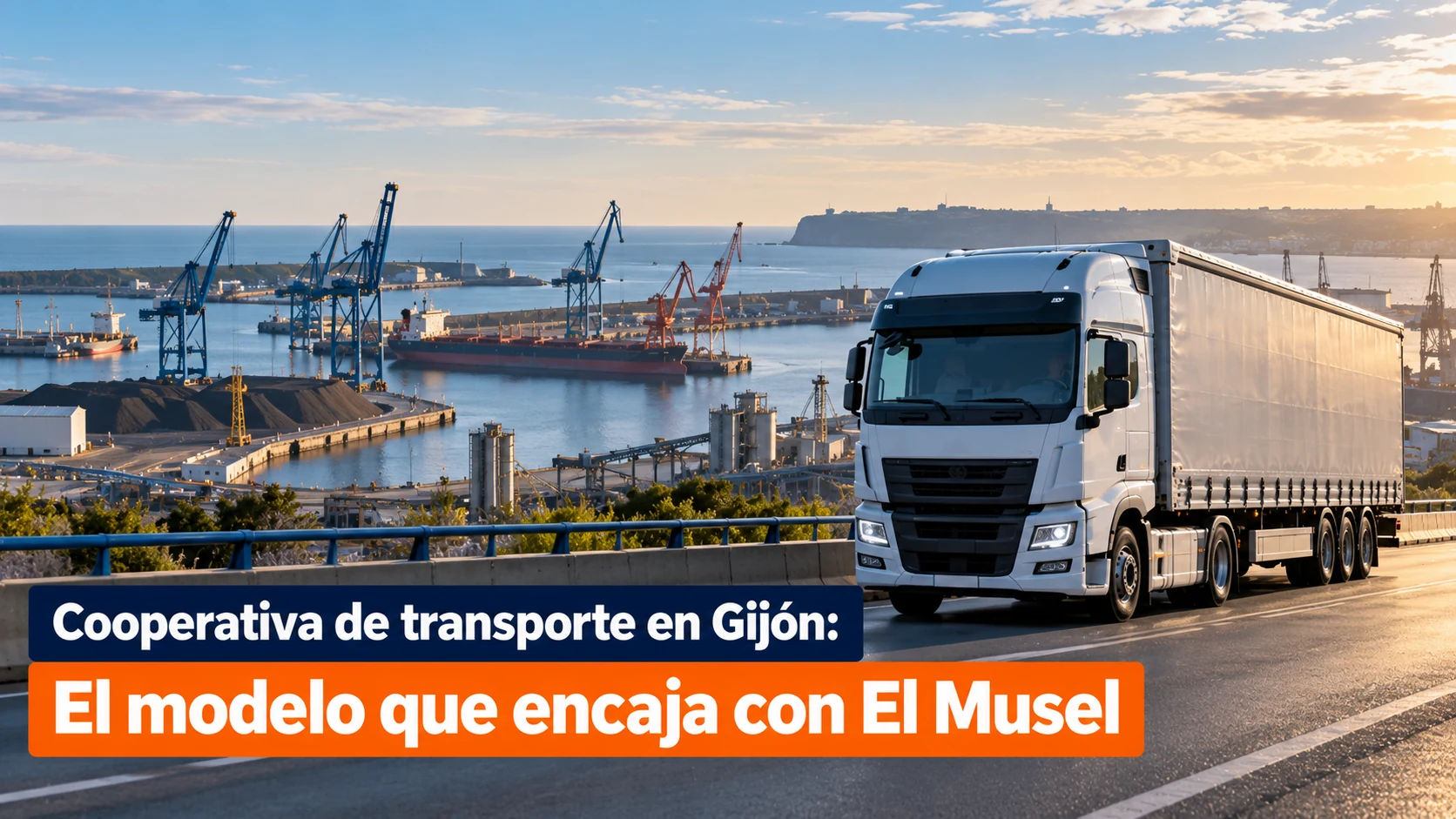 Cooperativa de transporte en Gijón: el modelo que encaja con El Musel