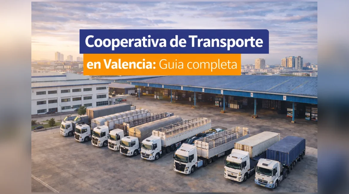 Cooperativa de transporte en Valencia: flota de camiones para transportistas autónomos