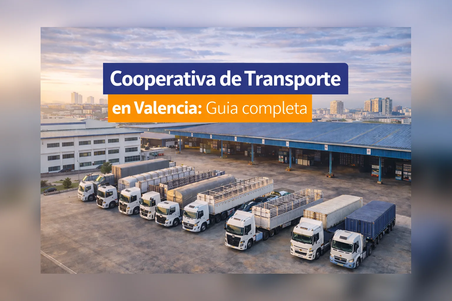 Cooperativa de transporte en Valencia: flota de camiones para transportistas autónomos