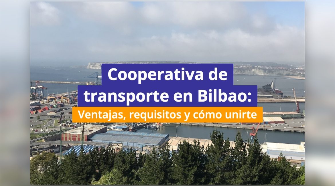 Vista del puerto de Bilbao