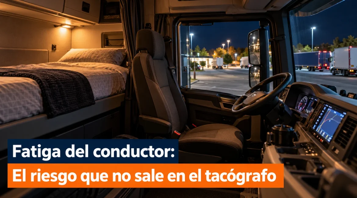 Fatiga del conductor: el riesgo que no sale en el tacógrafo