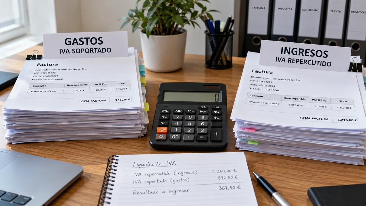 IVA transportistas autónomos: IVA repercutido y soportado con la liquidación trimestral