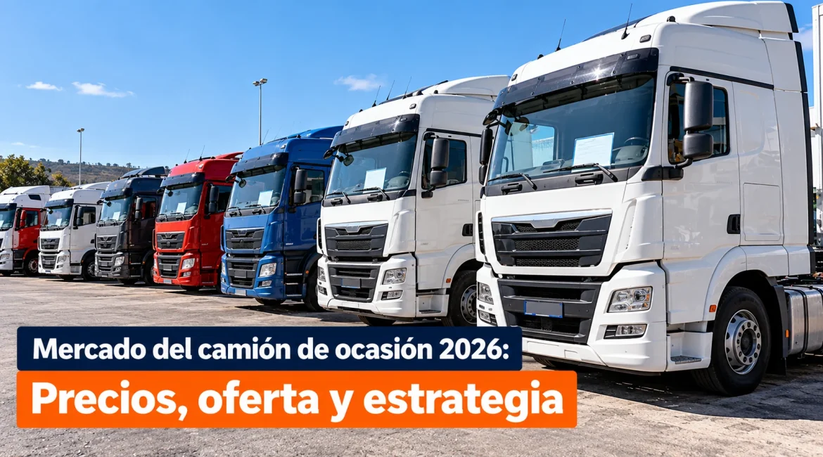 Mercado del camión de ocasión 2026: precios, oferta y estrategia