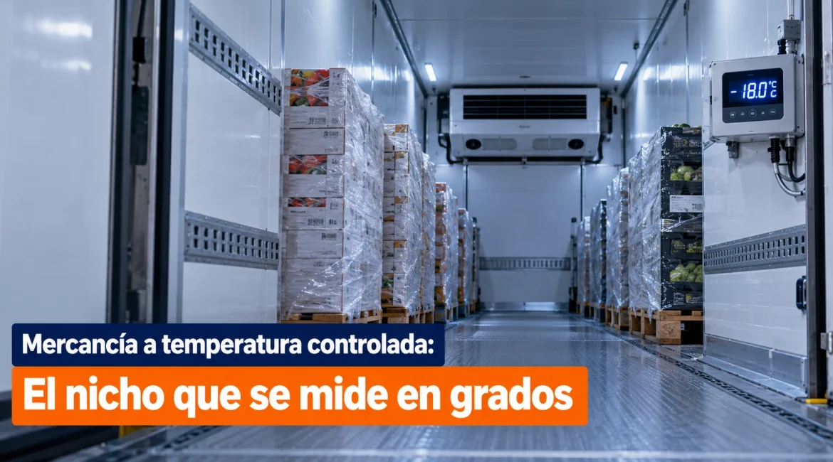 Mercancía a temperatura controlada: el nicho que se mide en grados