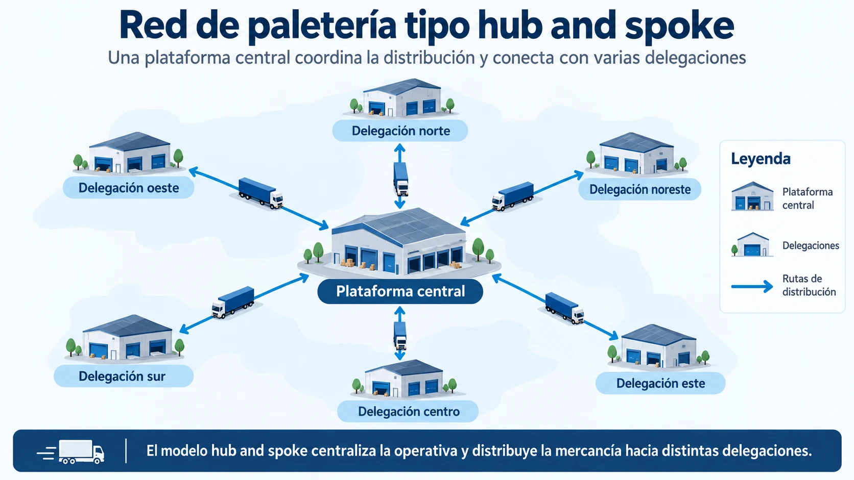 Cómo funciona una red de paletería por dentro