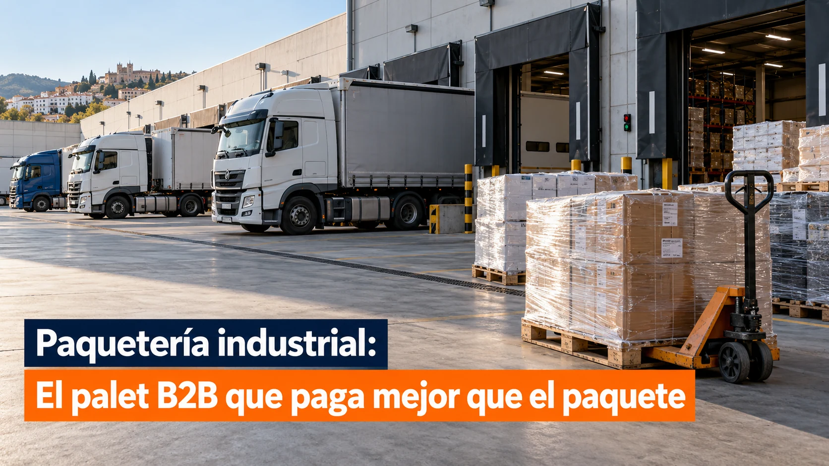 Paquetería industrial: el palet B2B que paga mejor que el paquete