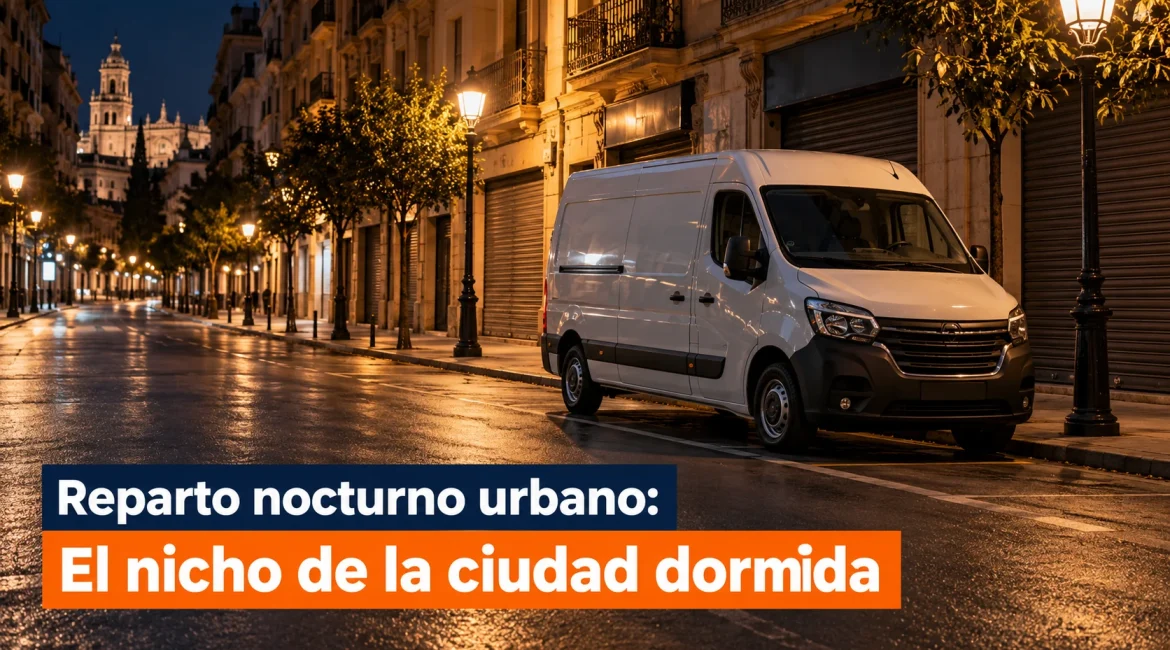 Reparto nocturno urbano: el nicho de la ciudad dormida