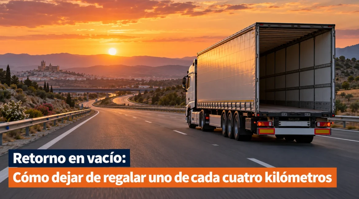 Retorno en vacío: cómo dejar de regalar uno de cada cuatro kilómetros