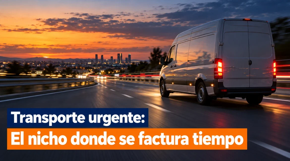 Transporte urgente: el nicho donde se factura tiempo
